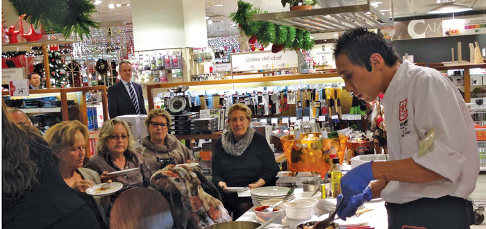 Demonstration Cooking hanuri cooking demonstration - essential marbella magazine Demonstration Cooking hanuri cooking demonstration - essential marbella magazine