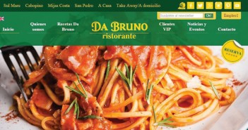 New Website for Da Bruno Da Bruno Website