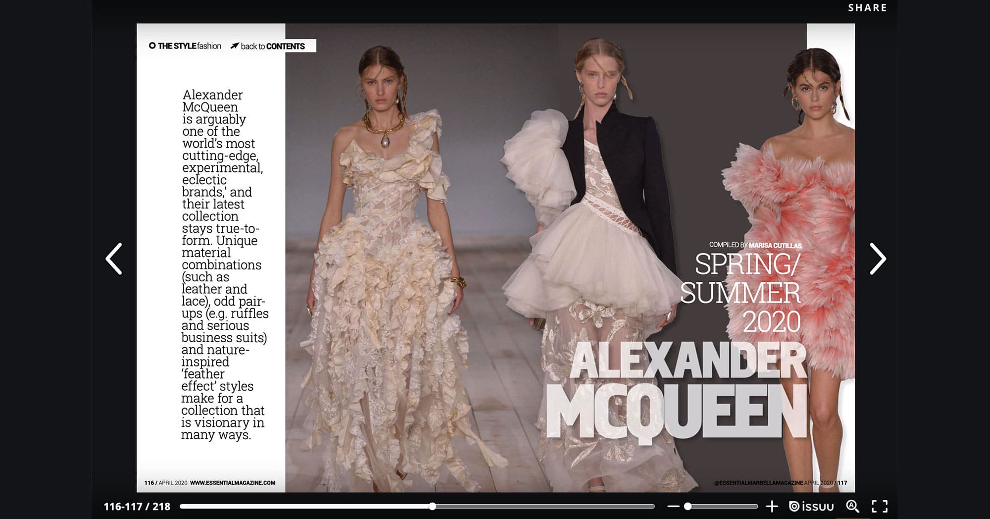 Alexander McQueen Spring 2020