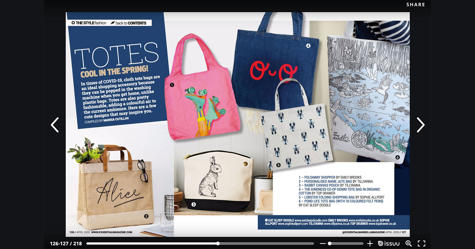 Tote Bags April 2020